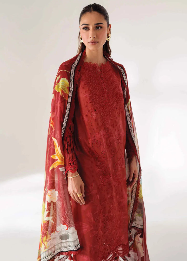 Qprintrs By Qalamkar Embroidered Lawn Suit Unstitched 3 Piece QLM24QP AR-09 Renee - Summer Collection