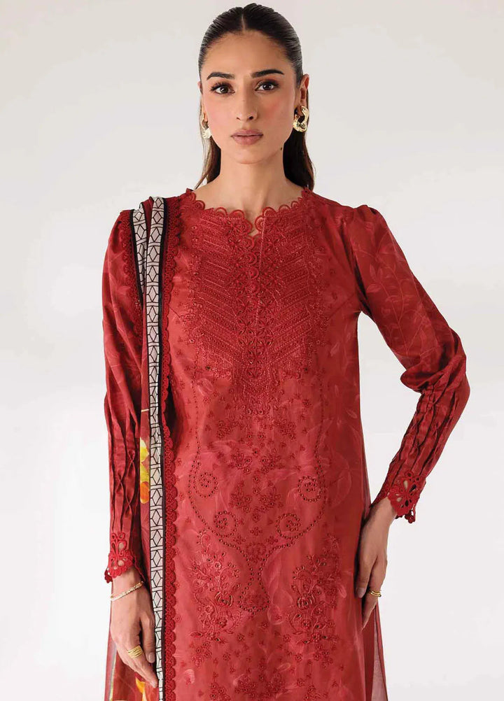 Qprintrs By Qalamkar Embroidered Lawn Suit Unstitched 3 Piece QLM24QP AR-09 Renee - Summer Collection