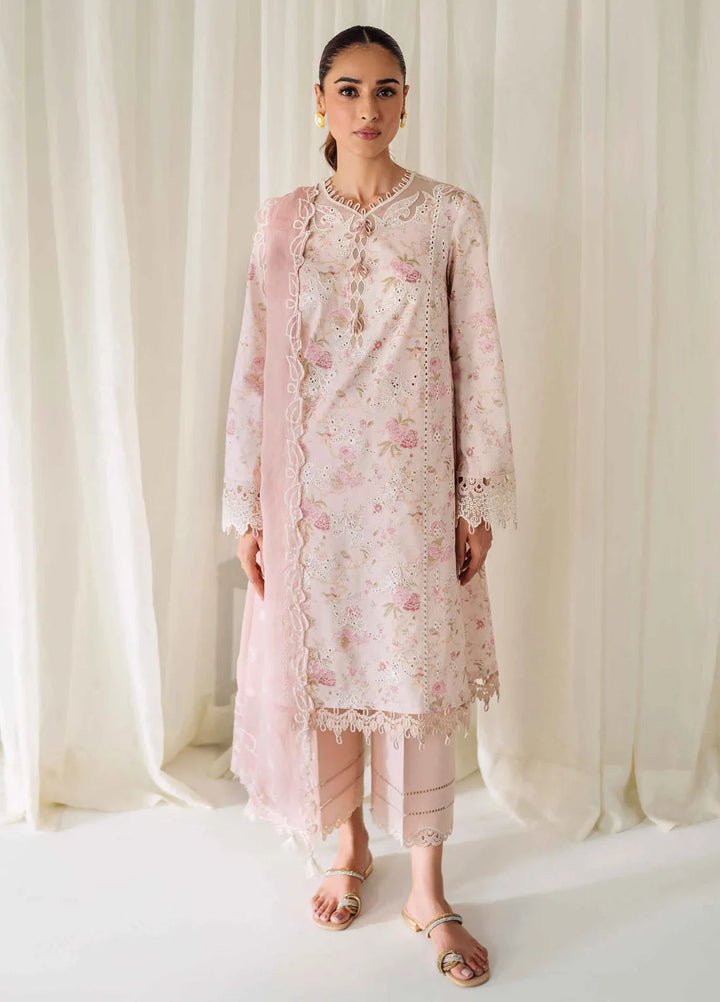Qprintrs By Qalamkar Embroidered Lawn Suit Unstitched 3 Piece QLM24QP AR-10 Helene - Summer Collection