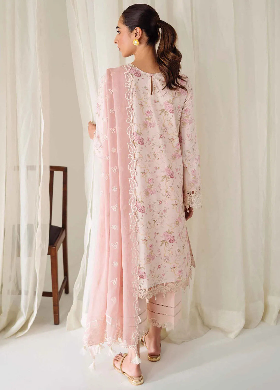 Qprintrs By Qalamkar Embroidered Lawn Suit Unstitched 3 Piece QLM24QP AR-10 Helene - Summer Collection