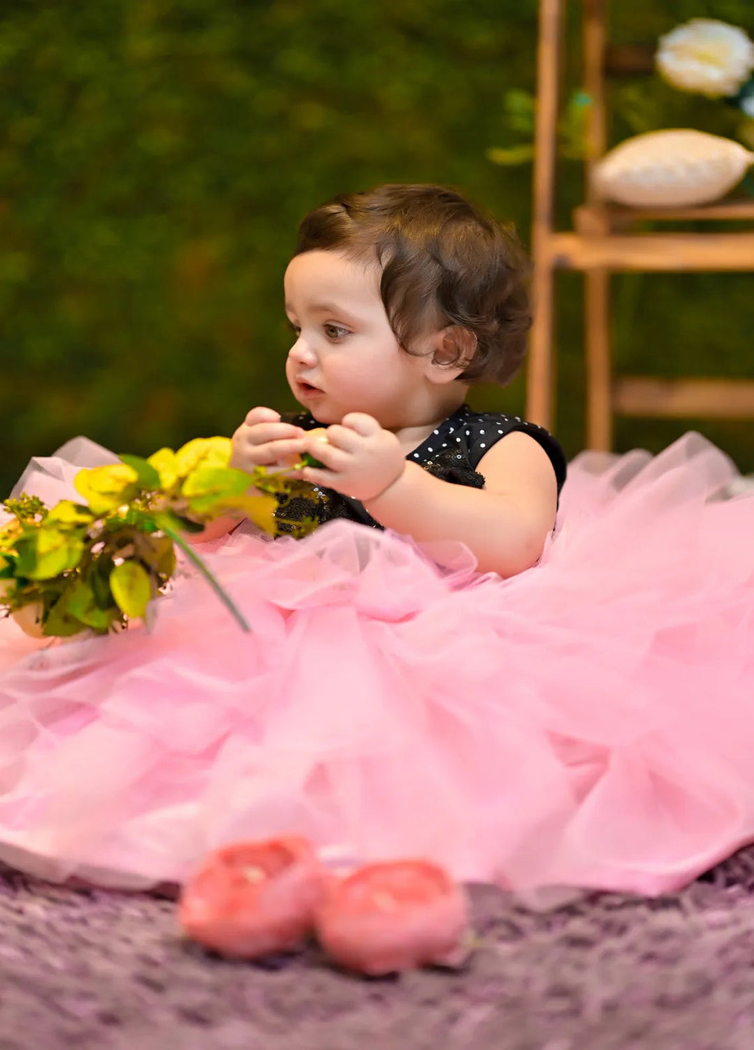 Qurratulain Saqib Pret Embroidered Shirt Minni Mouse