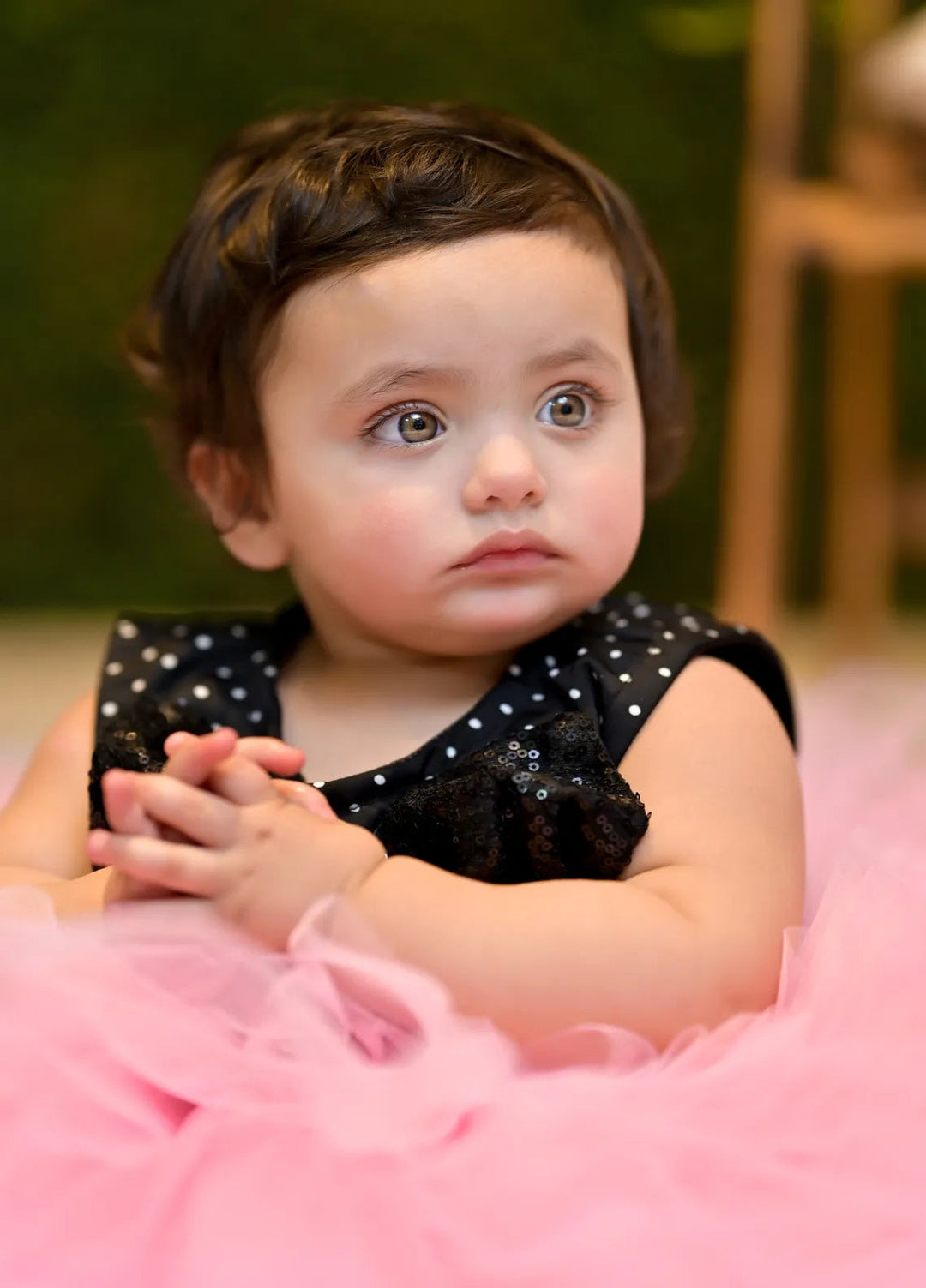 Qurratulain Saqib Pret Embroidered Shirt Minni Mouse