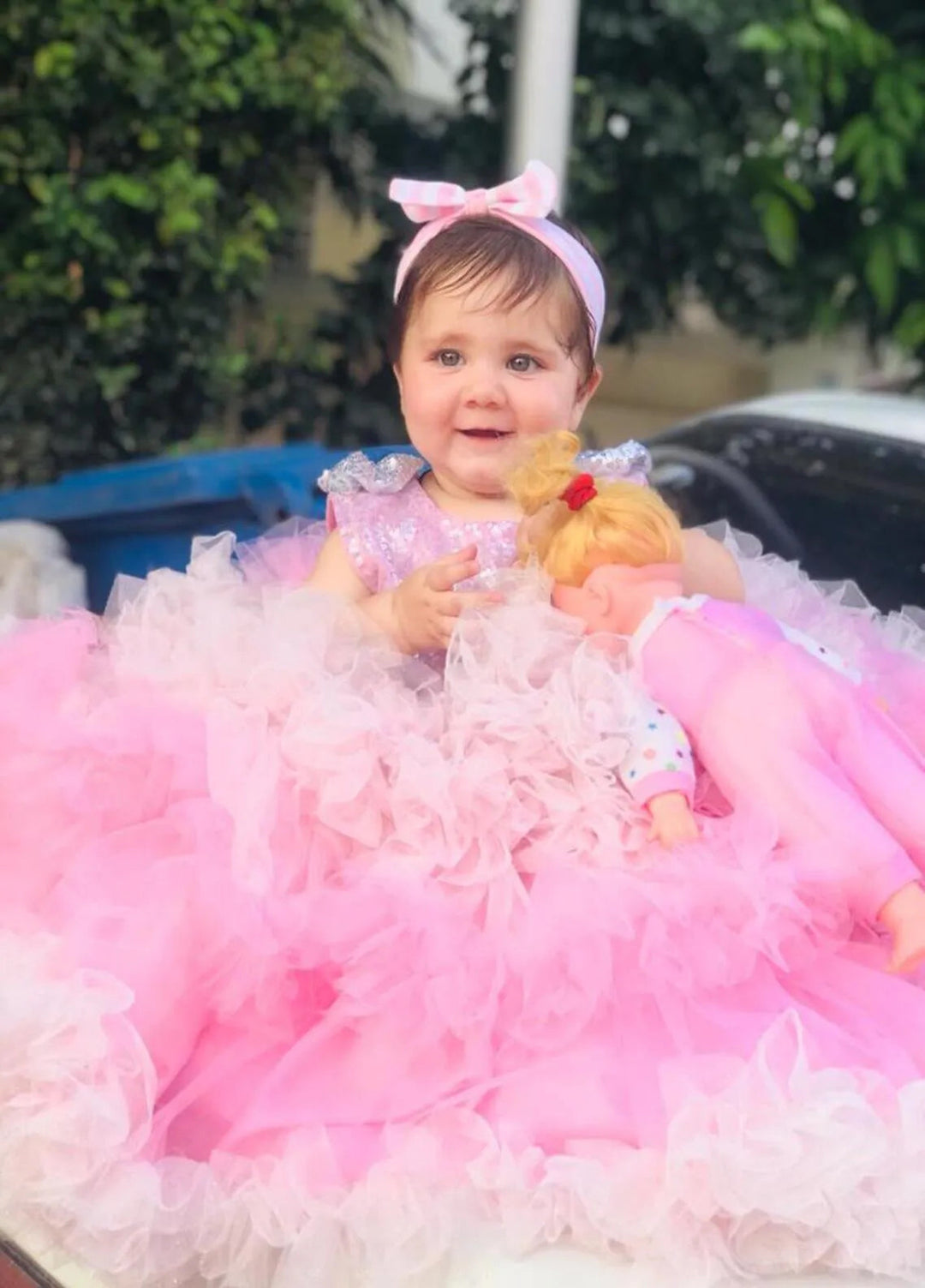 Qurratulain Saqib Pret Embroidered Shirt Pom Pom