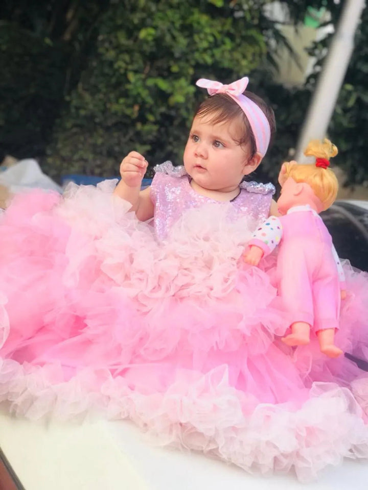 Qurratulain Saqib Pret Embroidered Shirt Pom Pom