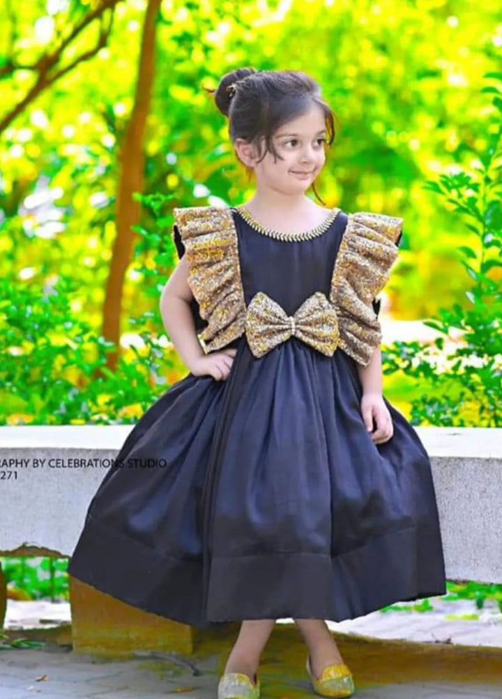 Qurratulain Saqib Pret Embroidered Shirt Shaham Gold