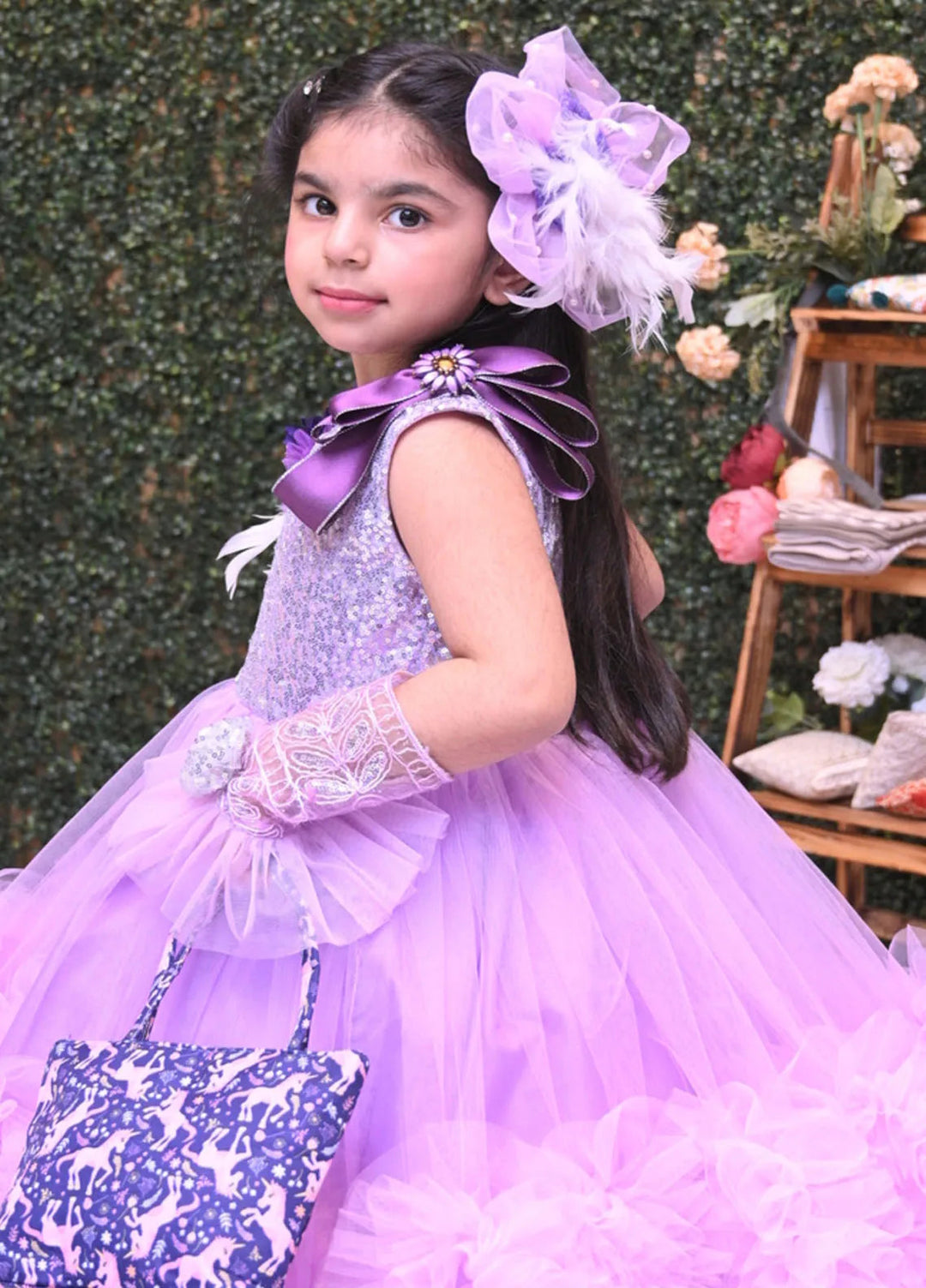 Qurratulain Saqib Pret Embroidered Shirt Zic Zac Zoo