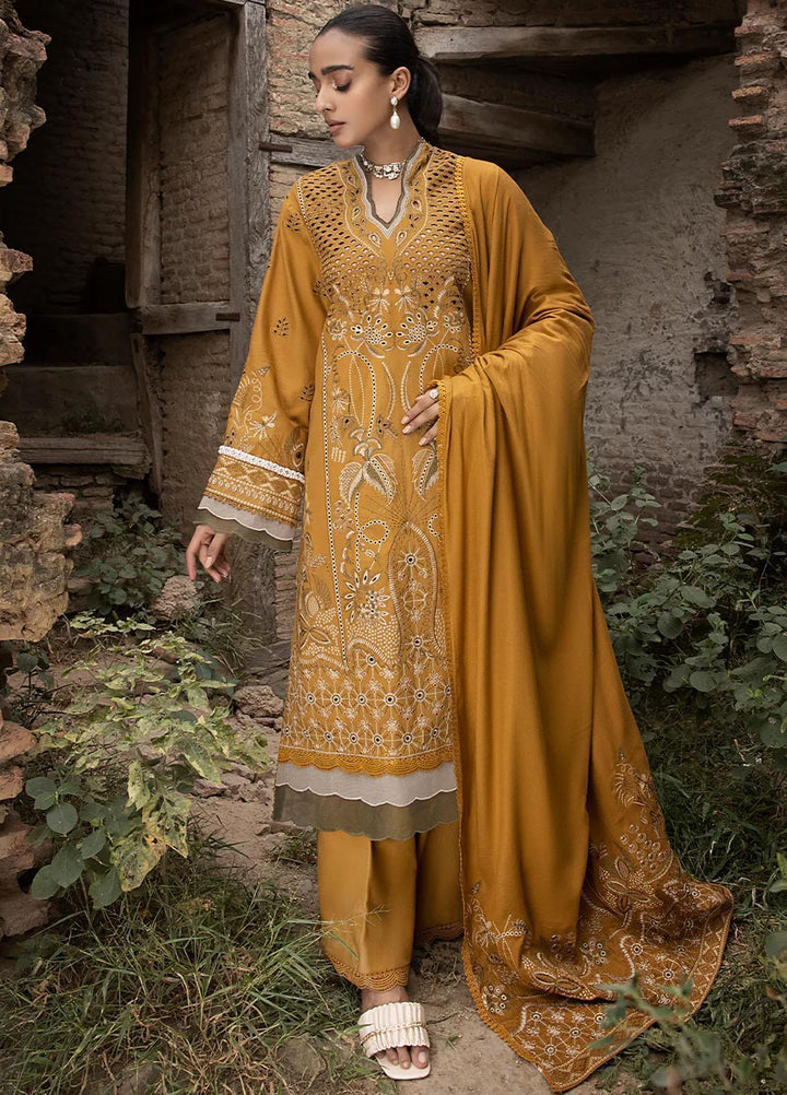 Raahi By Izel Embroidered Fiber Suits Unstitched 3 Piece IZL23RH Arsh - Winter Collection