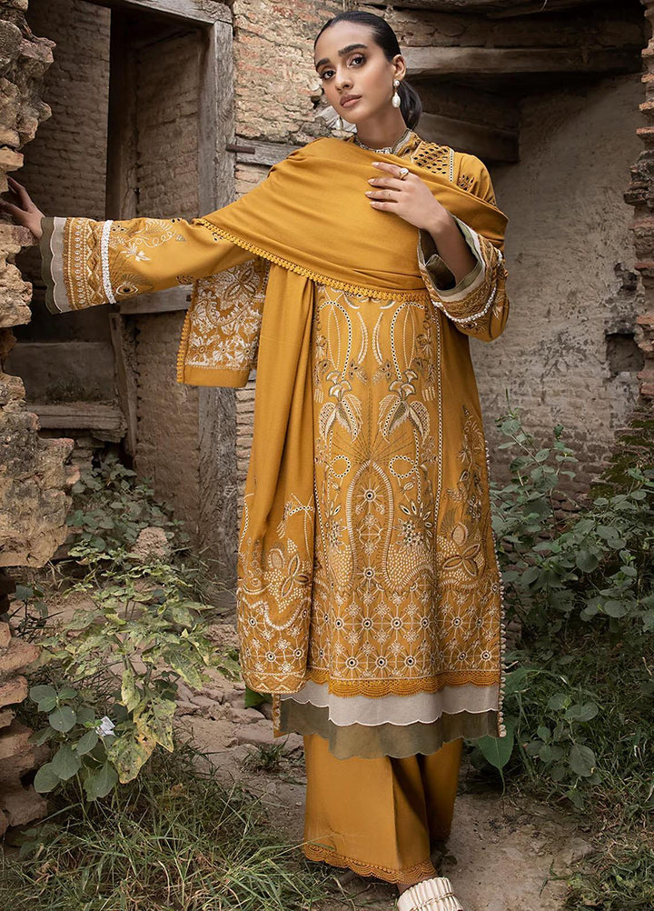 Raahi By Izel Embroidered Fiber Suits Unstitched 3 Piece IZL23RH Arsh - Winter Collection