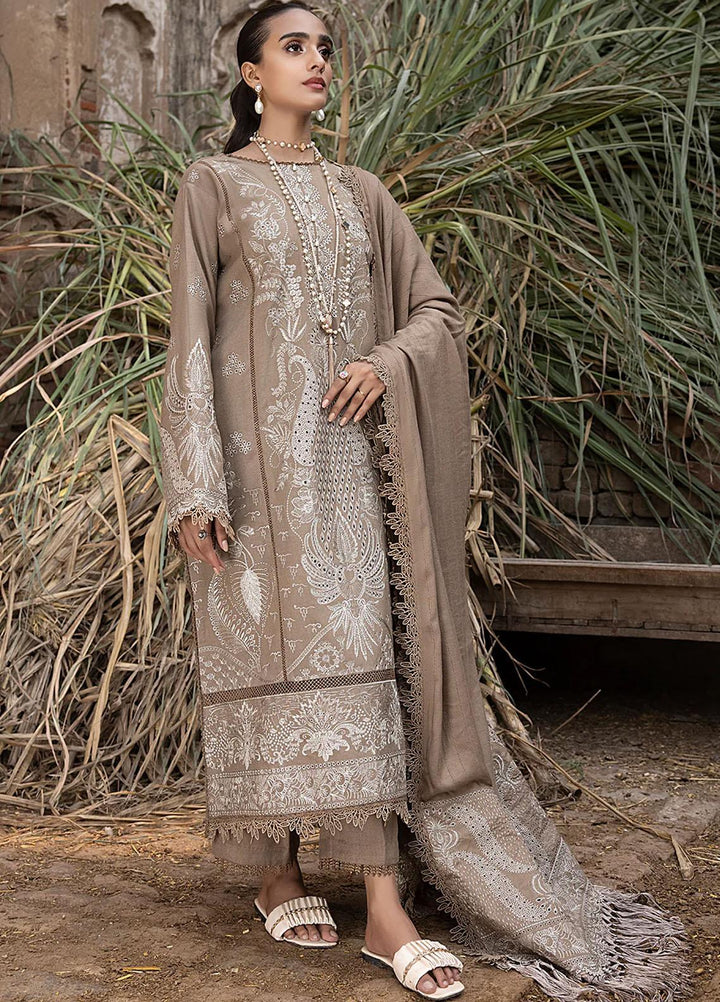Raahi By Izel Embroidered Fiber Suits Unstitched 3 Piece IZL23RH Dastak - Winter Collection