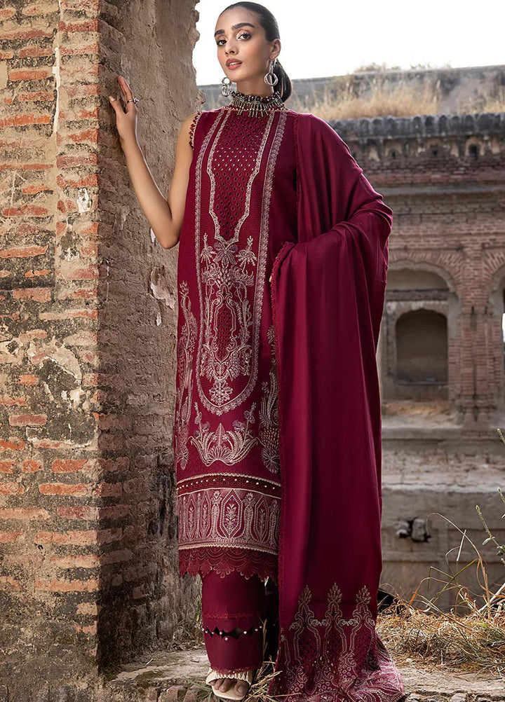 Raahi By Izel Embroidered Fiber Suits Unstitched 3 Piece IZL23RH Haya - Winter Collection