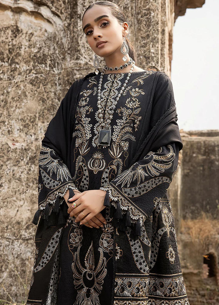 Raahi By Izel Embroidered Fiber Suits Unstitched 3 Piece IZL23RH Nora - Winter Collection