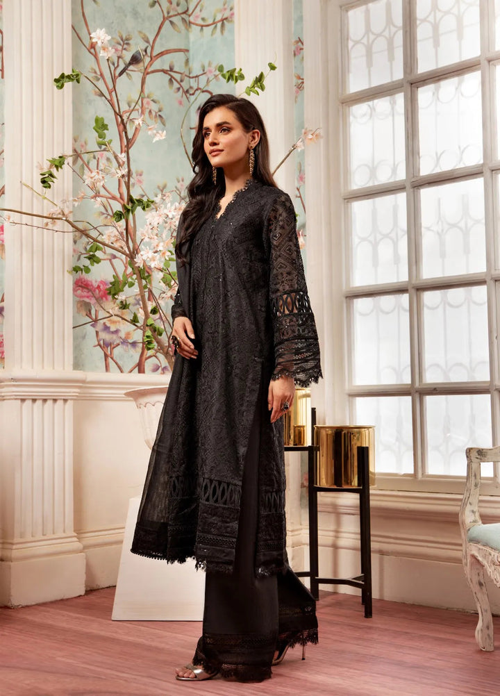 Raas By Pashmire Pret Embroidered Cotton Net 3 Piece Suit Zarnab