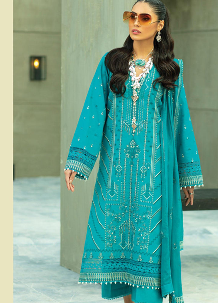 Raaya by Rang Rasiya Embroidered Lawn Suits Unstitched 3 Piece RY22CL D-01 GIADA - Summer Collection