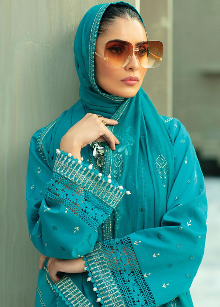 Raaya by Rang Rasiya Embroidered Lawn Suits Unstitched 3 Piece RY22CL D-01 GIADA - Summer Collection