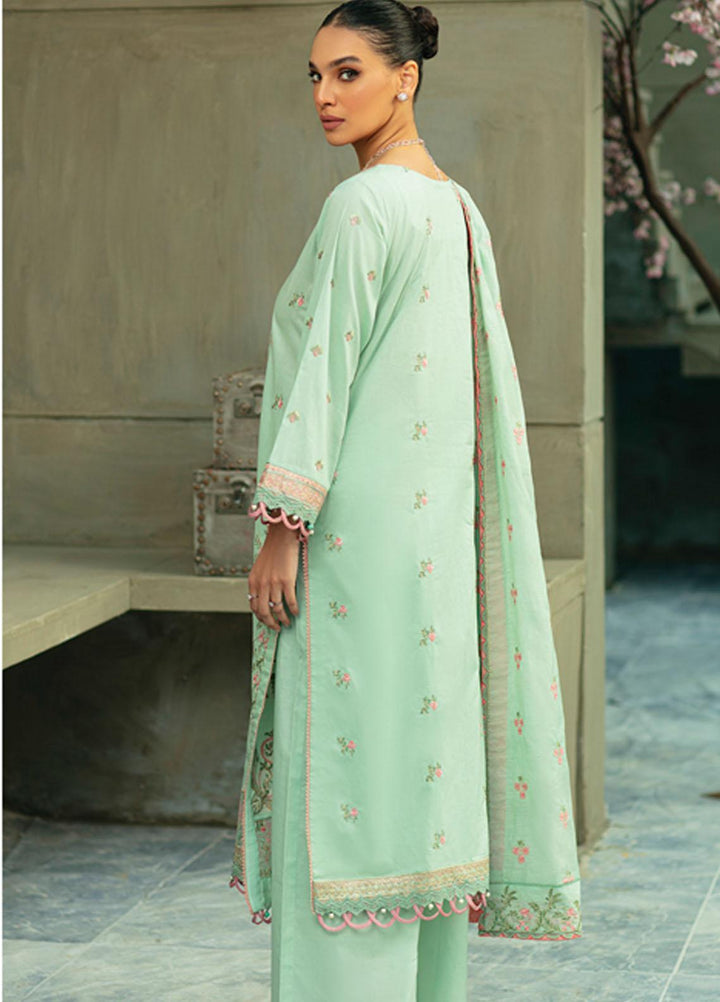 Raaya by Rang Rasiya Embroidered Lawn Suits Unstitched 3 Piece RY22CL D-06 CARMINE - Summer Collection