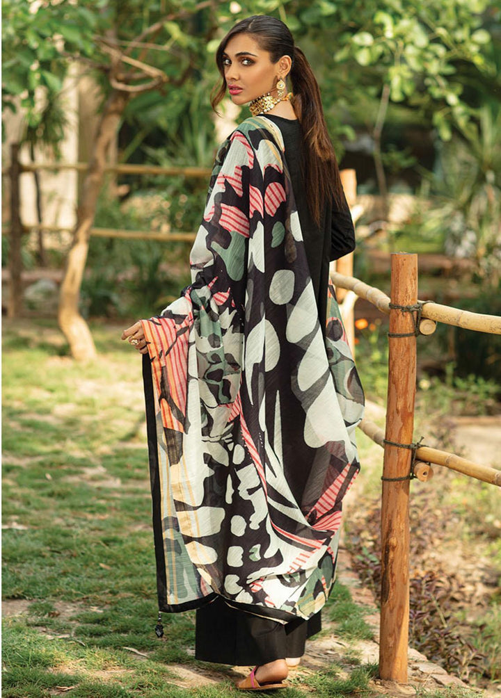 Raaya by Rang Rasiya Embroidered Lawn Suits Unstitched 3 Piece RRR22E D-3 Midnight Garden - Eid Collection