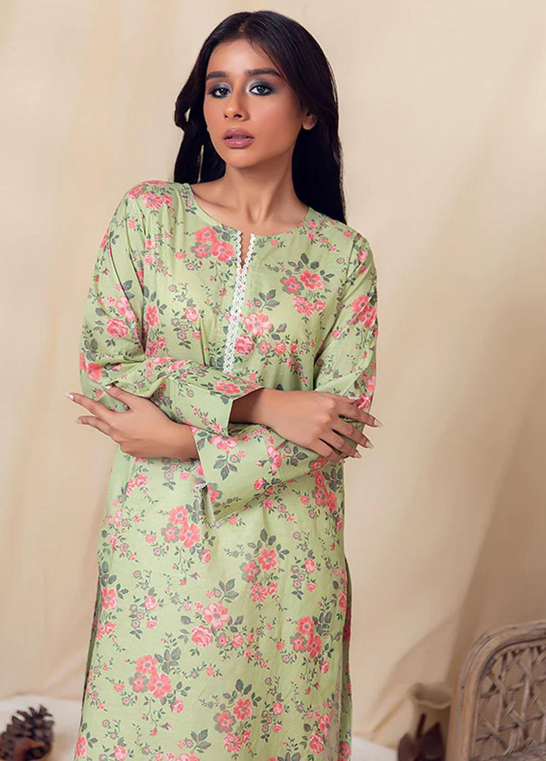 Rabia's Textiles Pret Printed Lawn Kurti RTSSIP-04