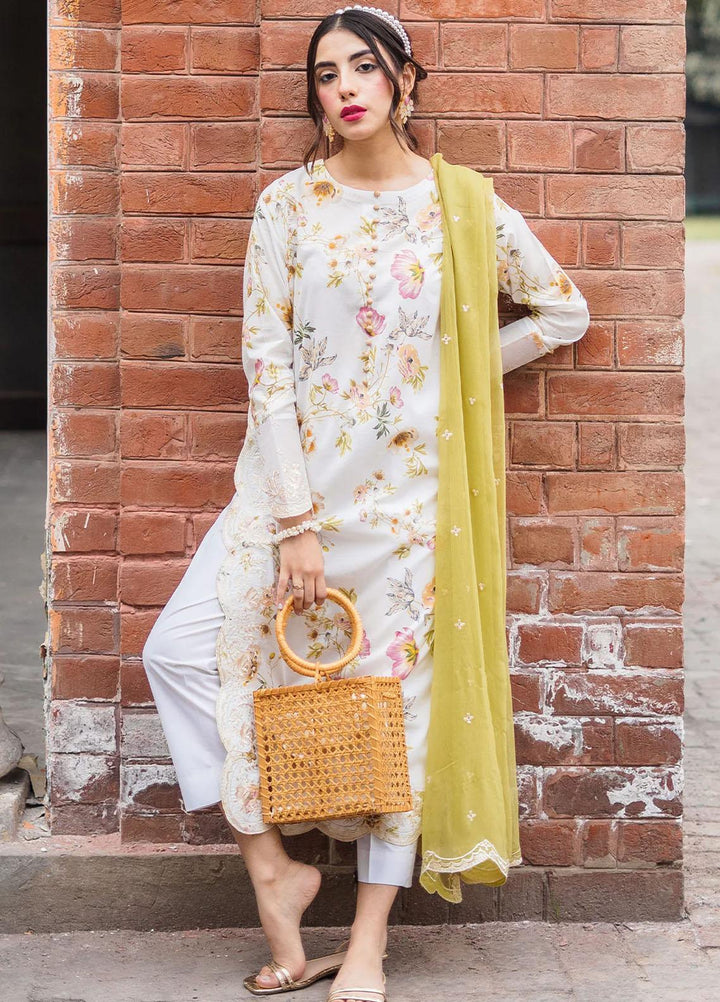Raha By Muraad Printed Lawn Suits Unstitched 3 Piece MU23R Friya - Festive Collection