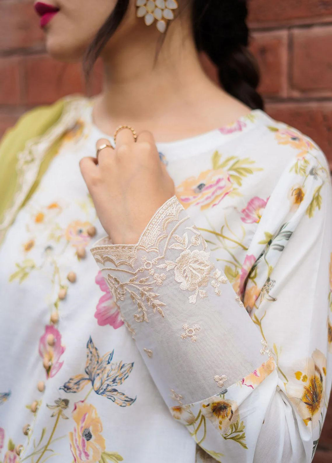 Raha By Muraad Printed Lawn Suits Unstitched 3 Piece MU23R Friya - Festive Collection