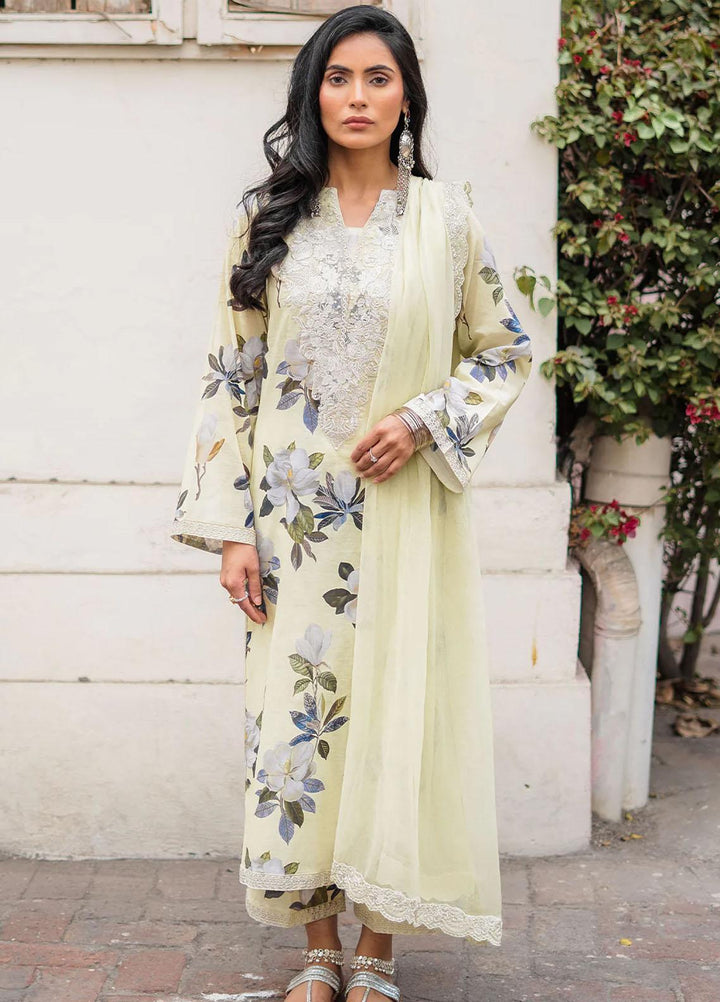 Raha By Muraad Printed Lawn Suits Unstitched 3 Piece MU23R Amelia - Festive Collection