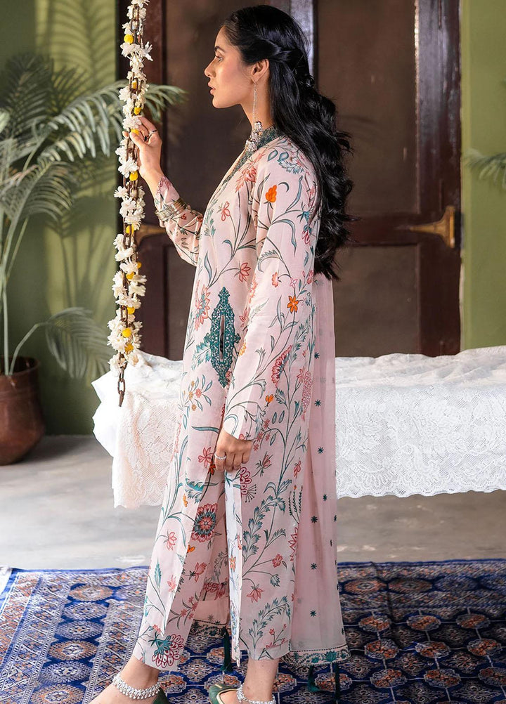 Raha By Muraad Printed Lawn Suits Unstitched 3 Piece MU23R Abeer - Festive Collection