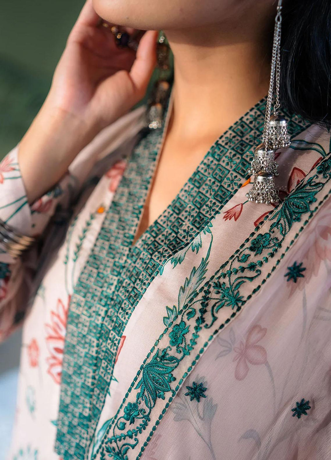 Raha By Muraad Printed Lawn Suits Unstitched 3 Piece MU23R Abeer - Festive Collection