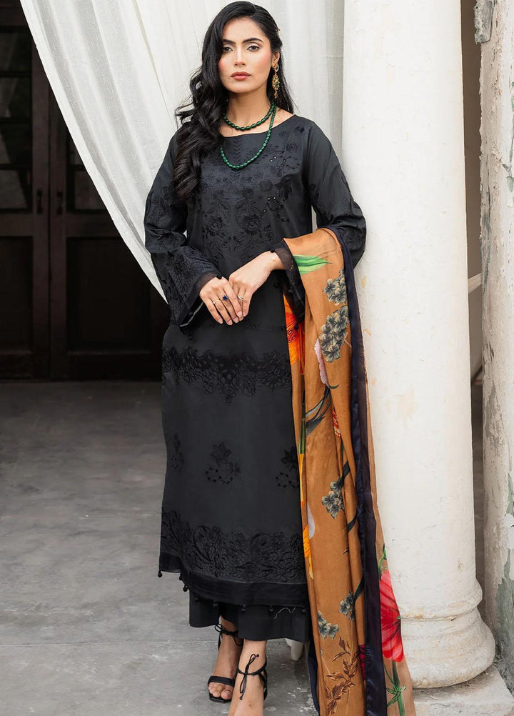 Raha By Muraad Embroidered Lawn Suits Unstitched 3 Piece MU23R Sehar - Festive Collection