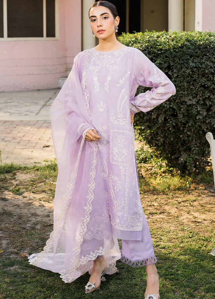 Raha By Muraad Embroidered Cotton Net Suits Unstitched 4 Piece MU23R Irha - Festive Collection