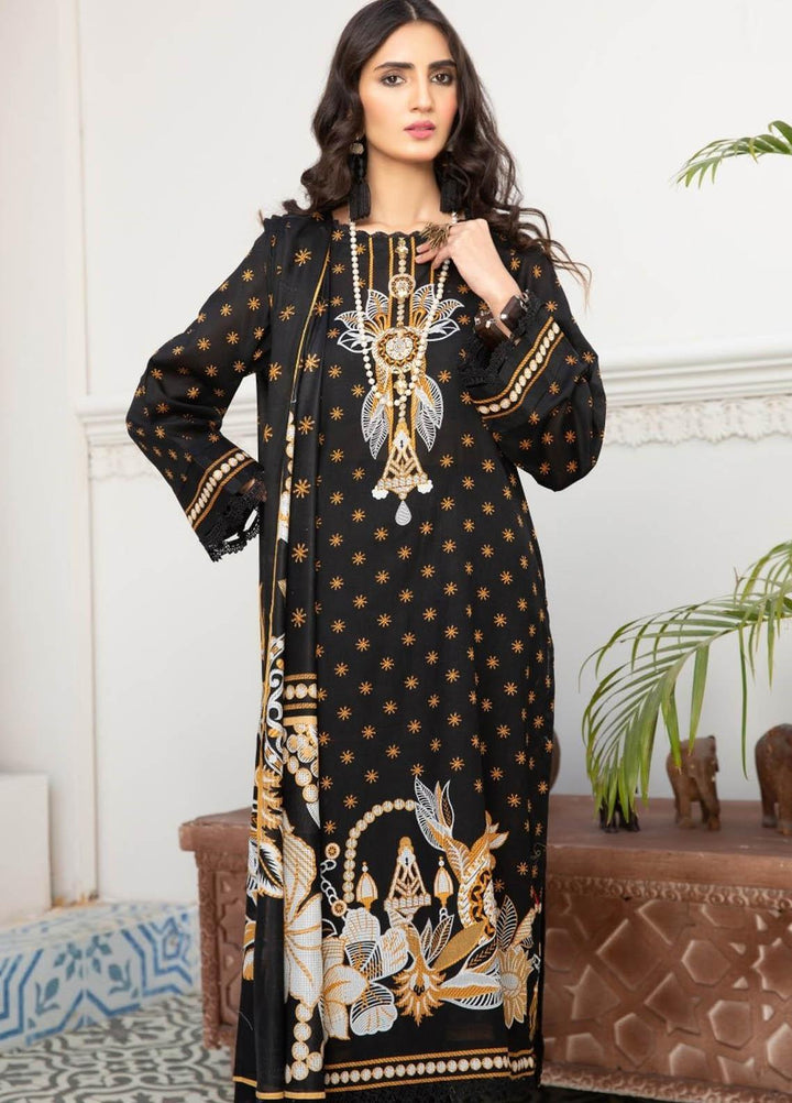 Ittehad Textiles Printed Lawn Suits Unstitched 3 Piece IT21R LF-RHT-21701A - Summer Collection