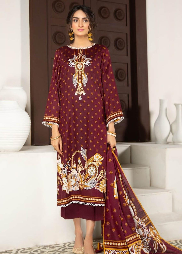 Ittehad Textiles Printed Lawn Suits Unstitched 3 Piece IT21R LF-RHT-21701B - Summer Collection