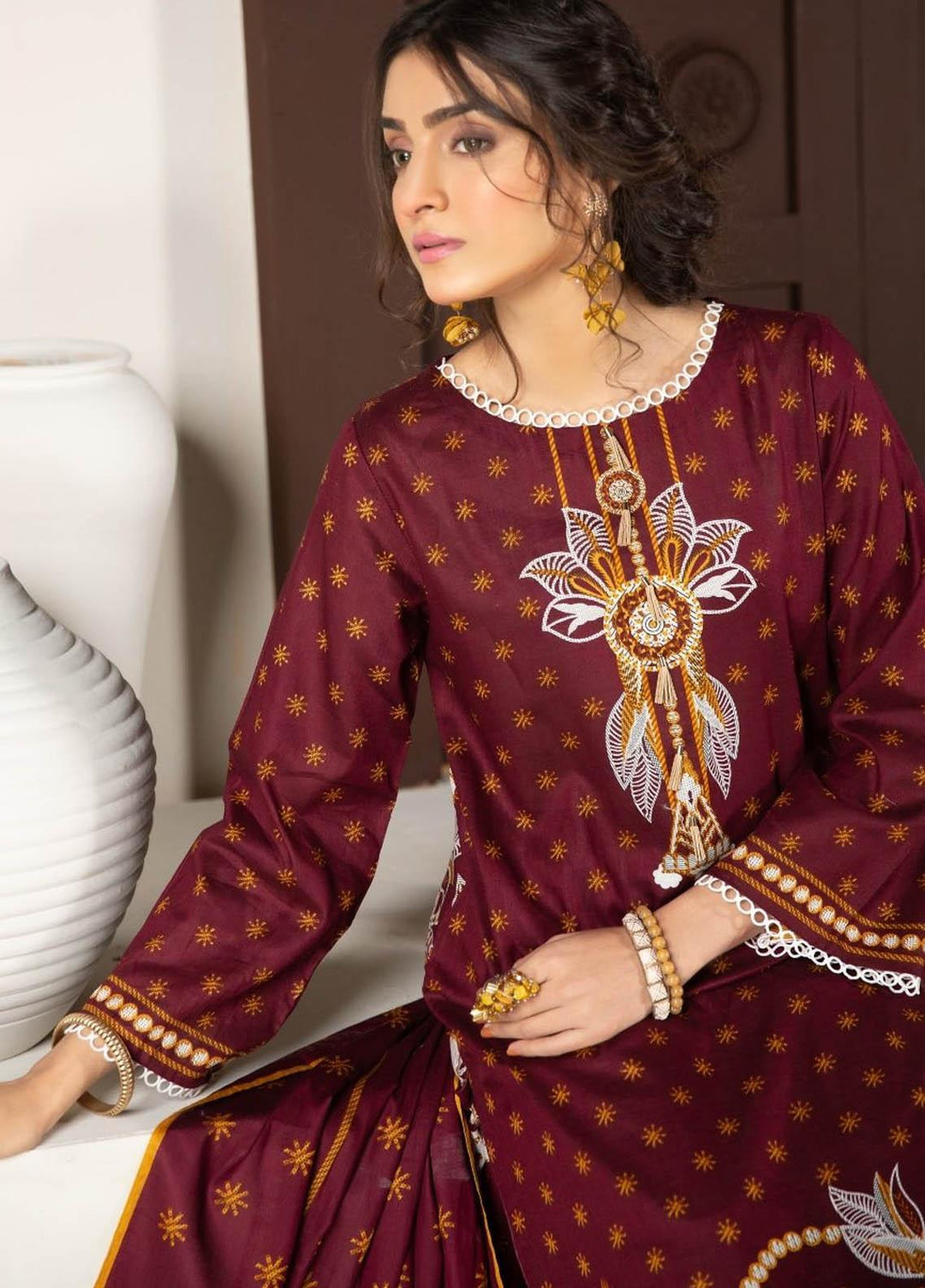 Ittehad Textiles Printed Lawn Suits Unstitched 3 Piece IT21R LF-RHT-21701B - Summer Collection