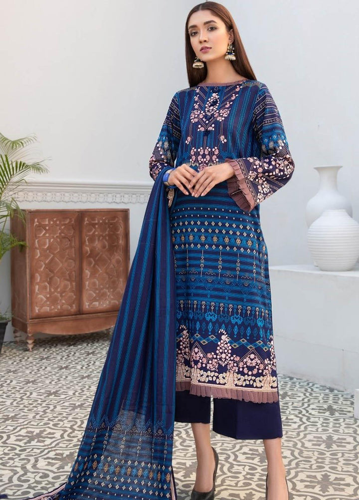 Ittehad Textiles Printed Lawn Suits Unstitched 3 Piece IT21R LF-RHT-21702A - Summer Collection