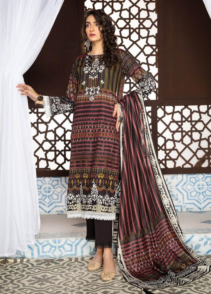 Ittehad Textiles Printed Lawn Suits Unstitched 3 Piece IT21R LF-RHT-21702B - Summer Collection