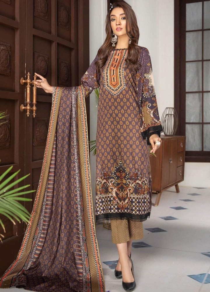 Ittehad Textiles Printed Lawn Suits Unstitched 3 Piece IT21R LF-RHT-21704B - Summer Collection