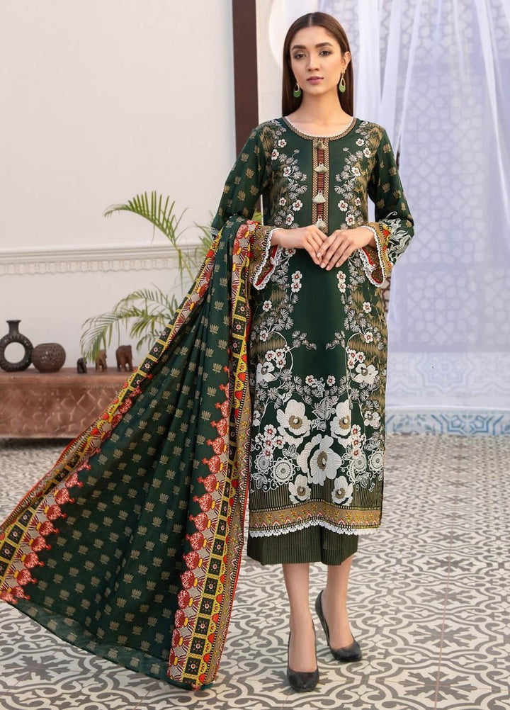 Ittehad Textiles Printed Lawn Suits Unstitched 3 Piece IT21R LF-RHT-21705B - Summer Collection