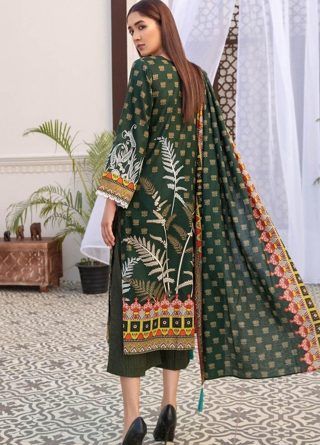 Ittehad Textiles Printed Lawn Suits Unstitched 3 Piece IT21R LF-RHT-21705B - Summer Collection