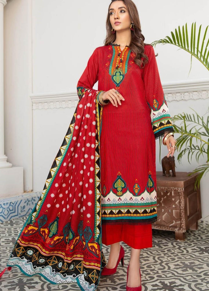 Ittehad Textiles Printed Lawn Suits Unstitched 3 Piece IT21R LF-RHT-21706A - Summer Collection