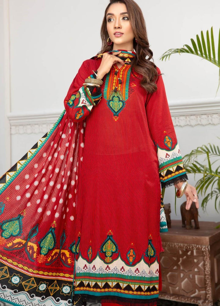 Ittehad Textiles Printed Lawn Suits Unstitched 3 Piece IT21R LF-RHT-21706A - Summer Collection