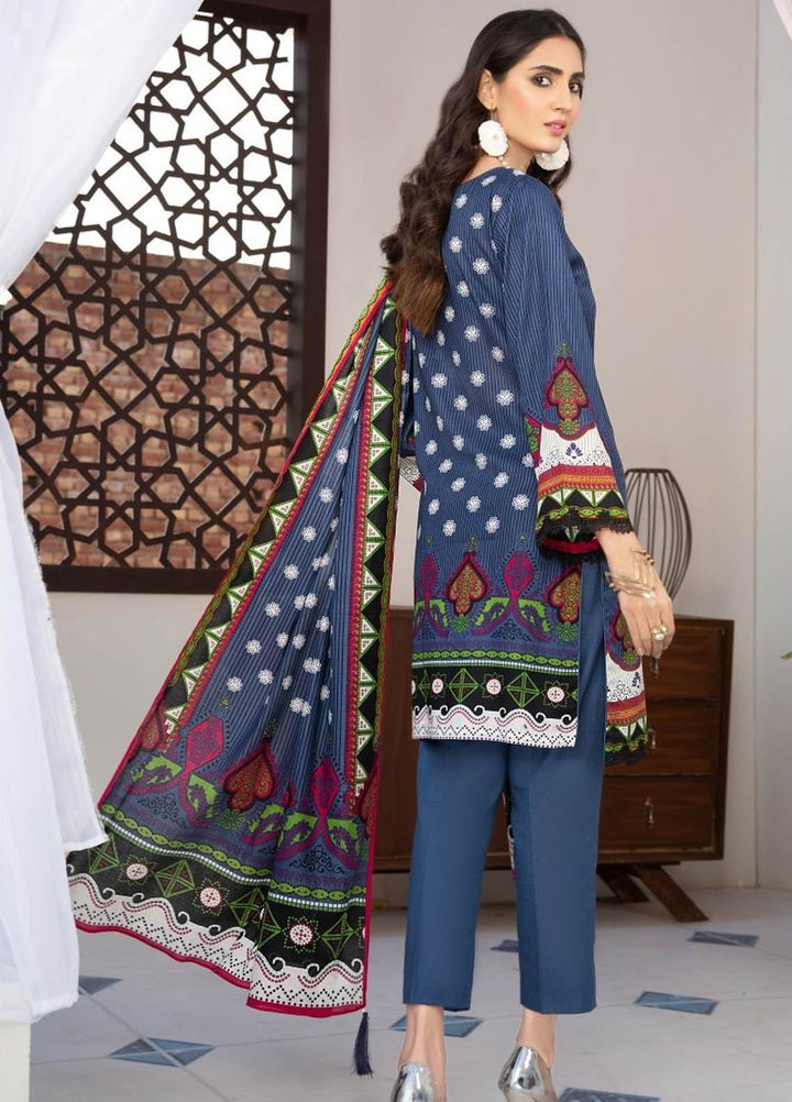 Ittehad Textiles Printed Lawn Suits Unstitched 3 Piece IT21R LF-RHT-21706B - Summer Collection