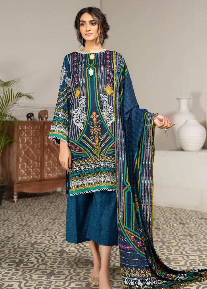Ittehad Textiles Printed Lawn Suits Unstitched 3 Piece IT21R LF-RHT-21707B - Summer Collection