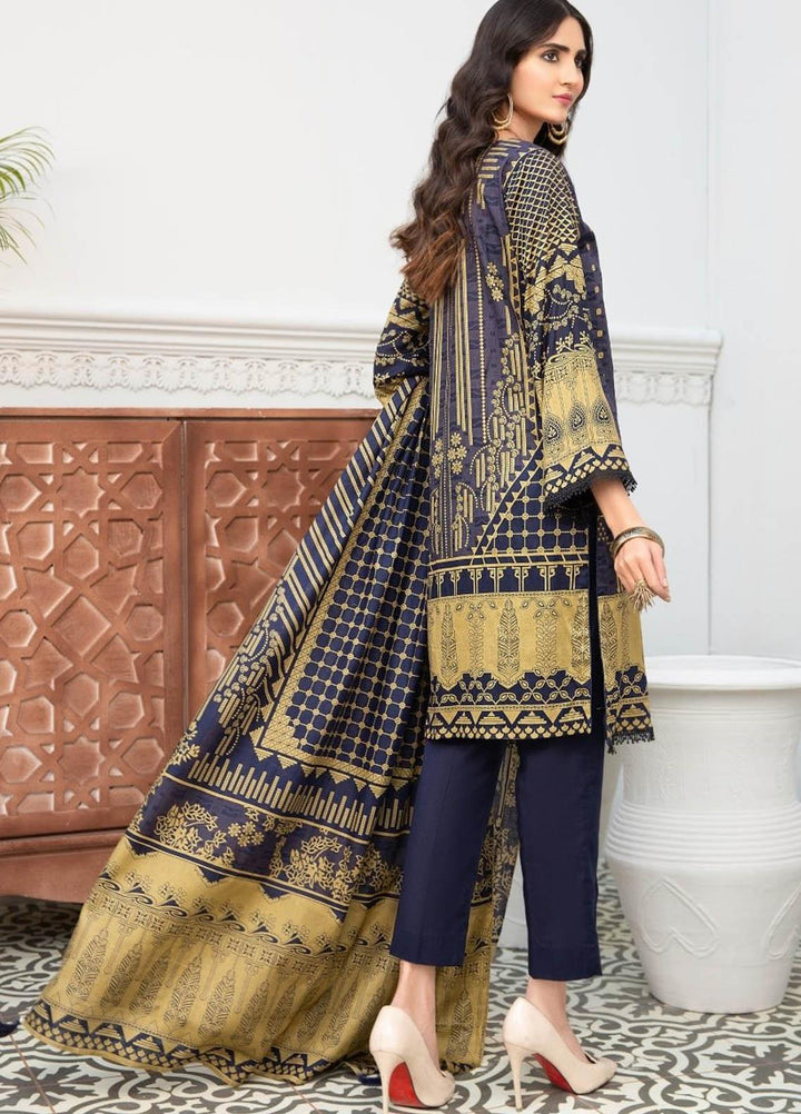 Ittehad Textiles Printed Lawn Suits Unstitched 3 Piece IT21R LF-RHT-21708A - Summer Collection