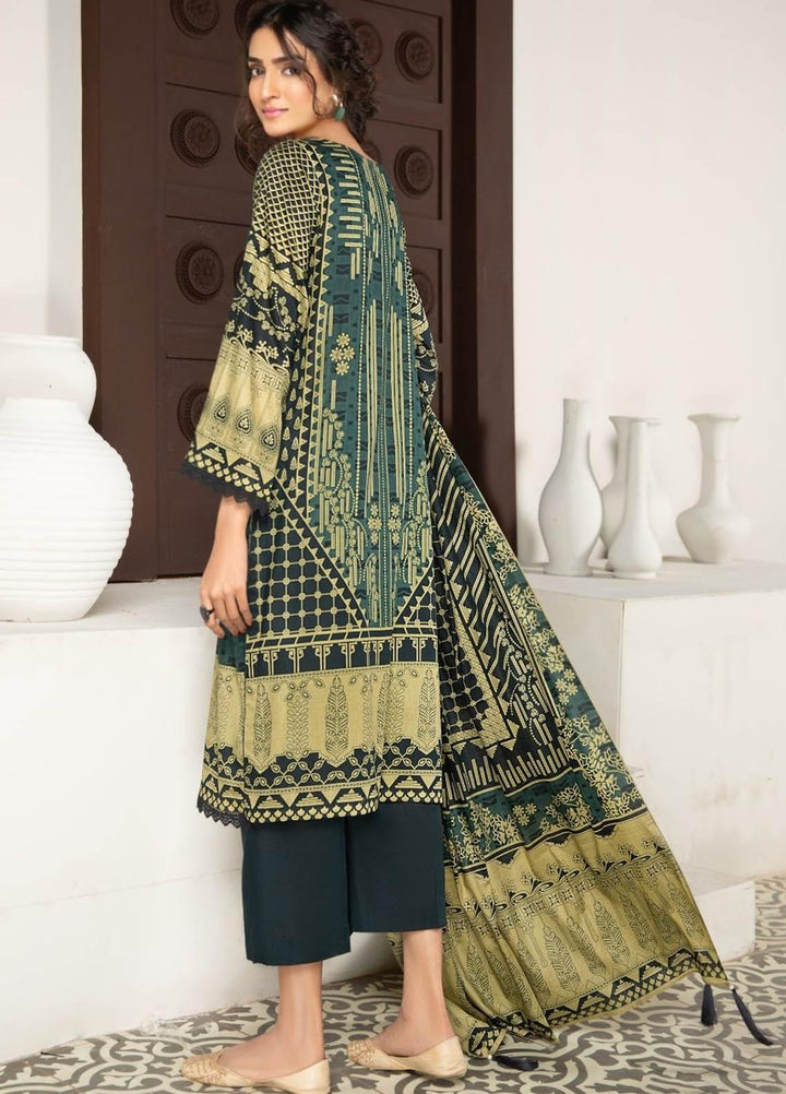 Ittehad Textiles Printed Lawn Suits Unstitched 3 Piece IT21R LF-RHT-21708B - Summer Collection