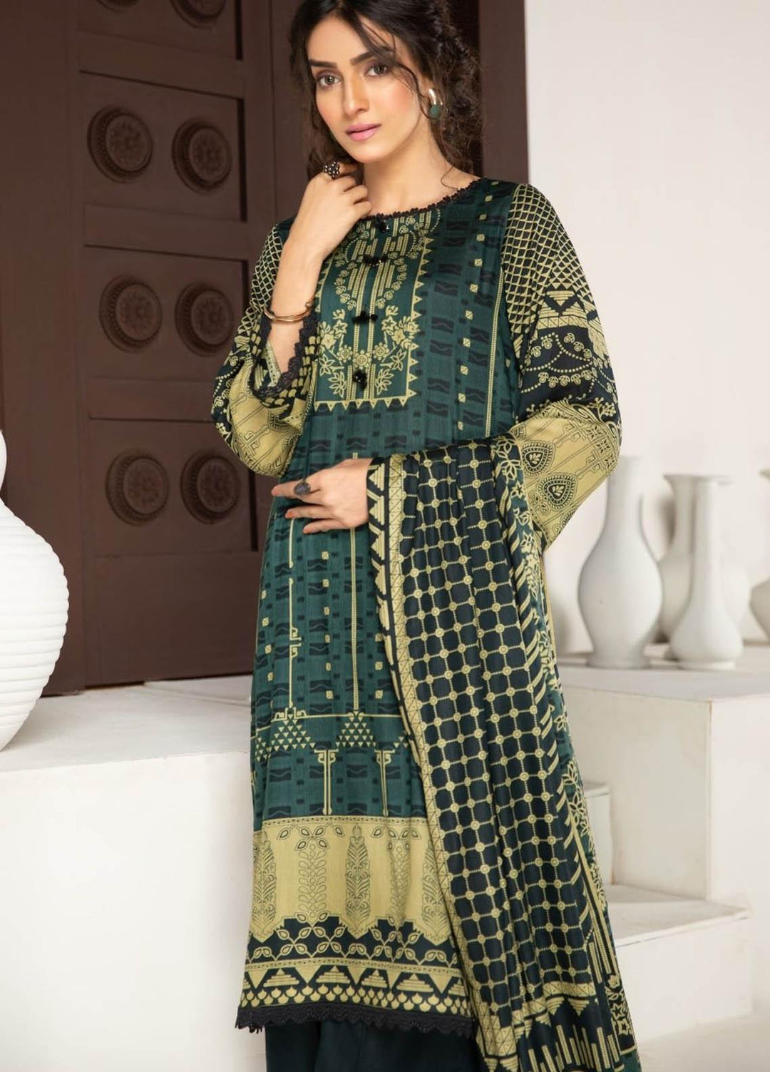 Ittehad Textiles Printed Lawn Suits Unstitched 3 Piece IT21R LF-RHT-21708B - Summer Collection