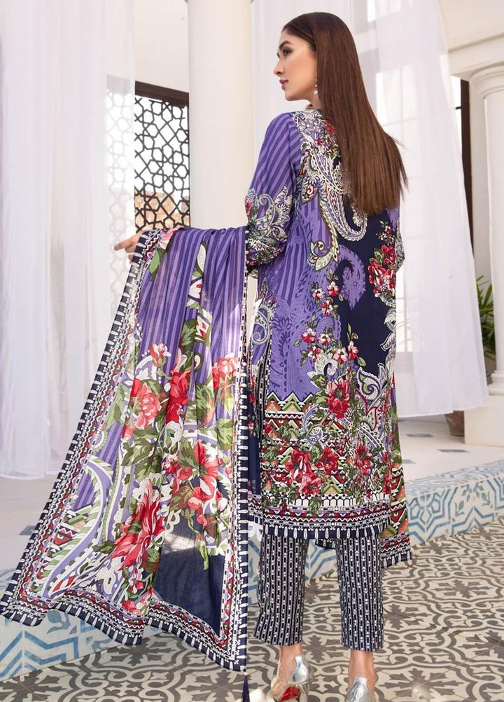 Ittehad Textiles Printed Lawn Suits Unstitched 3 Piece IT21R LF-RHT-21709A - Summer Collection