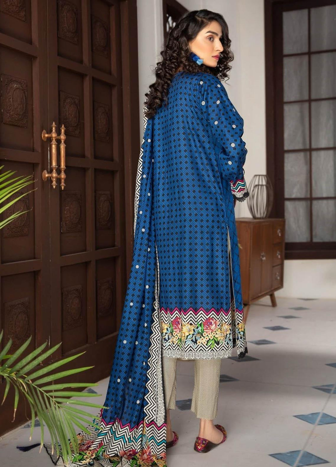 Ittehad Textiles Printed Lawn Suits Unstitched 3 Piece IT21R LF-RHT-21713A - Summer Collection