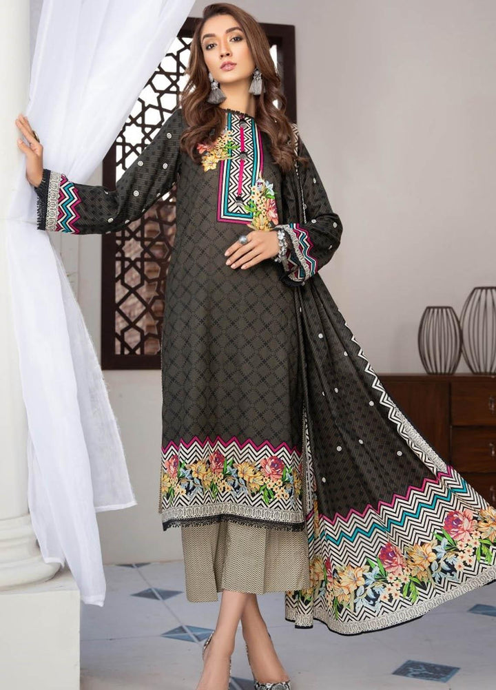 Ittehad Textiles Printed Lawn Suits Unstitched 3 Piece IT21R LF-RHT-21713B - Summer Collection