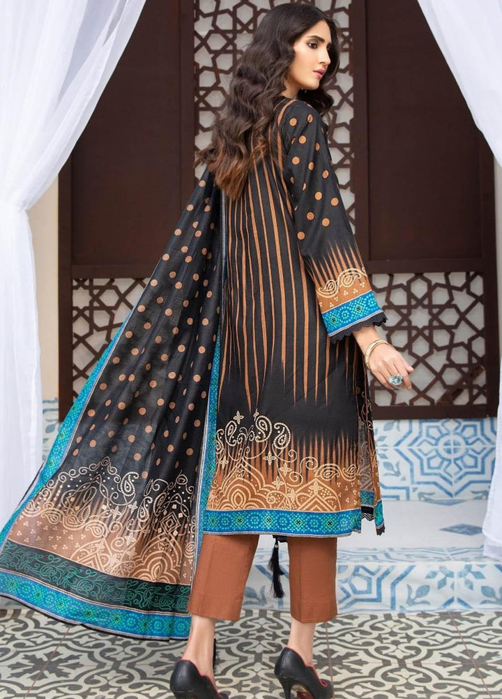 Ittehad Textiles Printed Lawn Suits Unstitched 3 Piece IT21R LF-RHT-21714A - Summer Collection