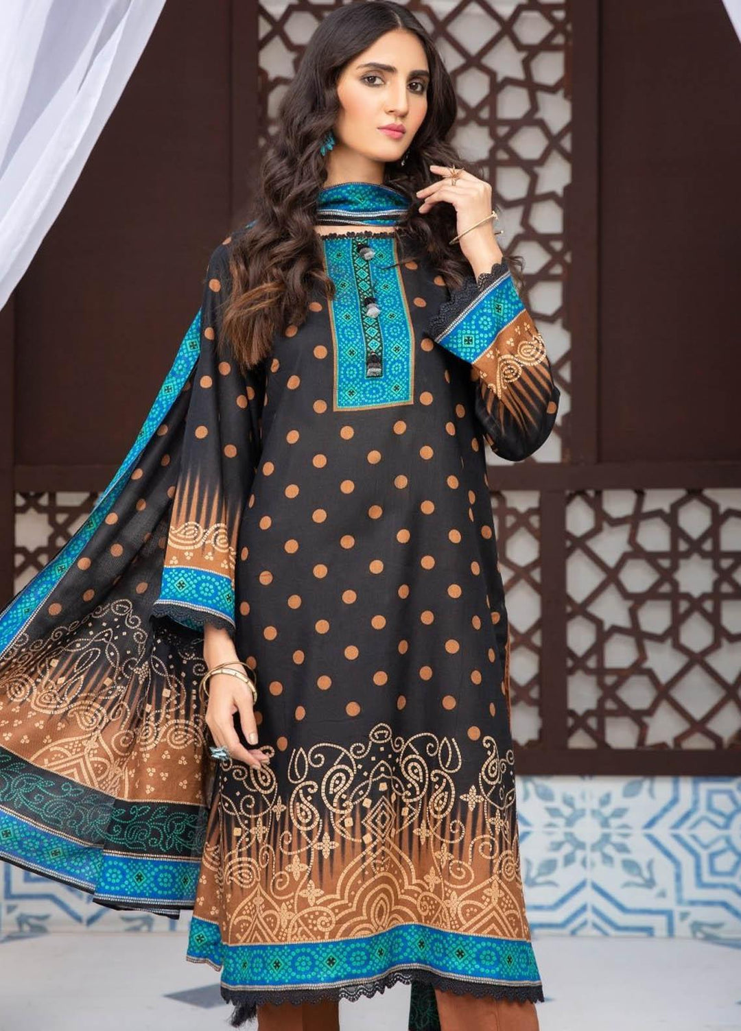 Ittehad Textiles Printed Lawn Suits Unstitched 3 Piece IT21R LF-RHT-21714A - Summer Collection