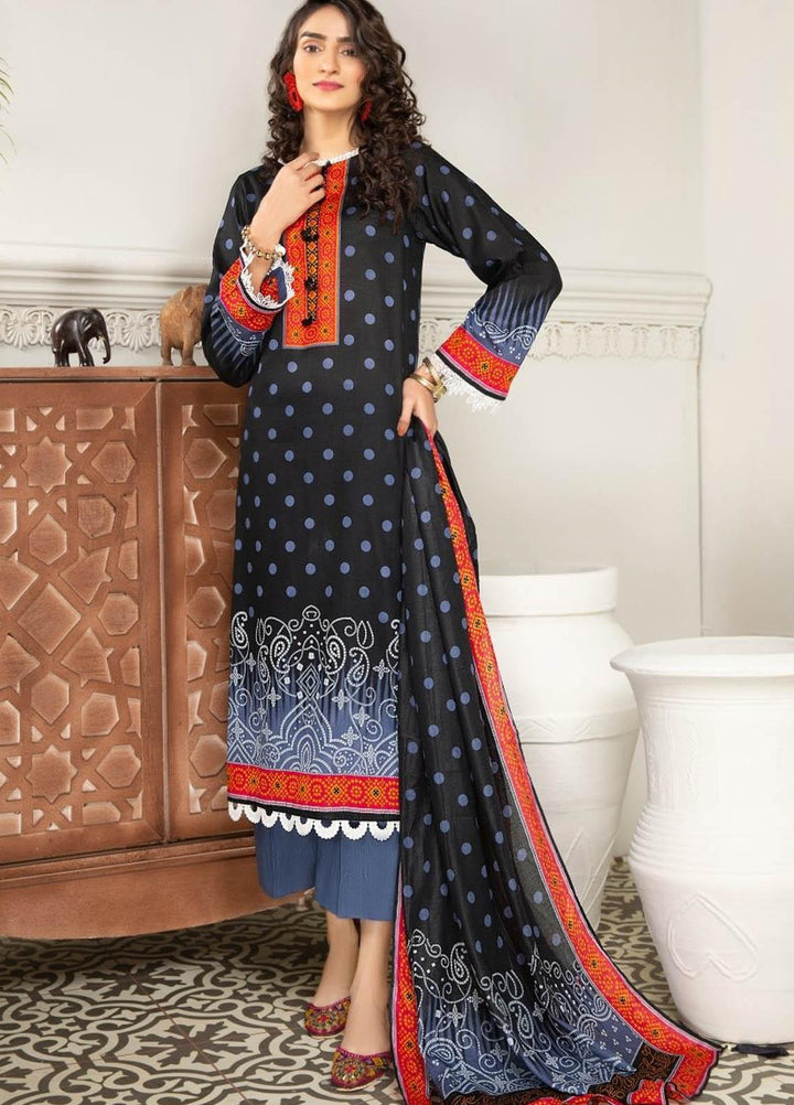 Ittehad Textiles Printed Lawn Suits Unstitched 3 Piece IT21R LF-RHT-21714B - Summer Collection