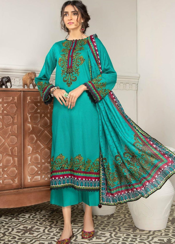 Ittehad Textiles Printed Lawn Suits Unstitched 3 Piece IT21R LF-RHT-21715B - Summer Collection